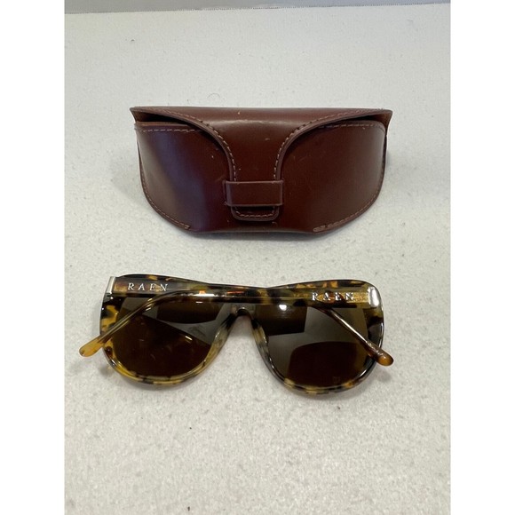 RAEN Womens Optics Schade‎ Cider Tortoise Brown Sunglasses + Faux Leather Case main image 6